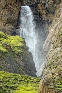 waterfall, mountain, alps-